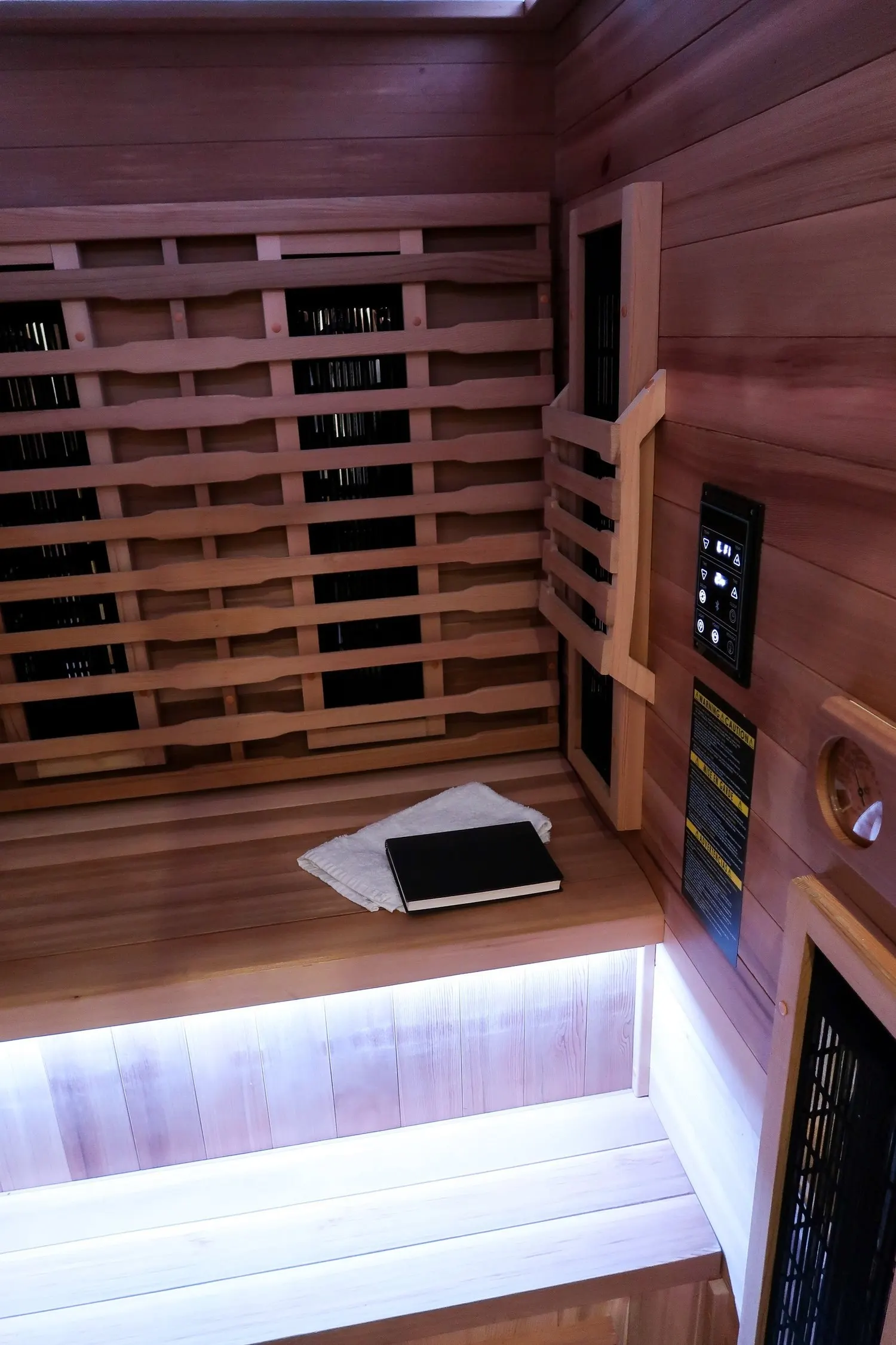 Private infrared sauna at Great Falls Movement Center
