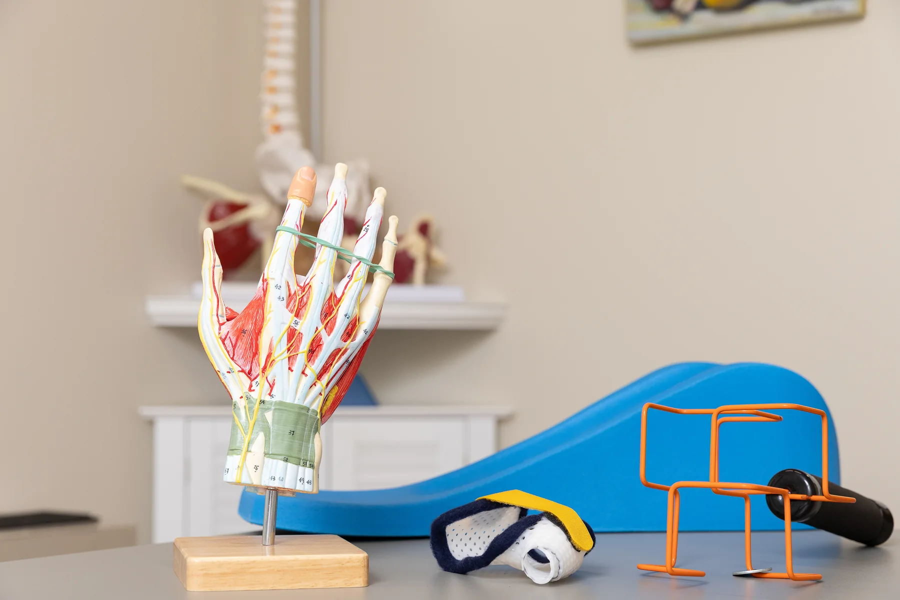Physical therapist providing hands-on treatment and patient education at Great Falls Physical Therapy